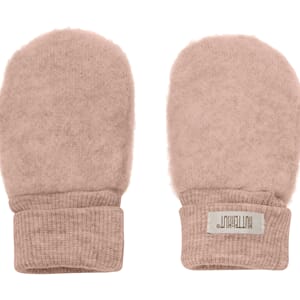 Mittens Wool Fleece mah rose - Huttelihut