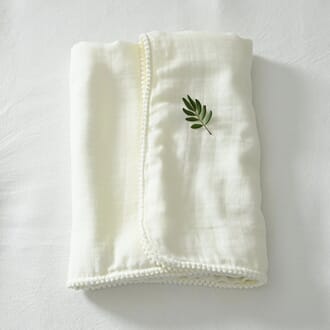 Jack o Juno - Pom Pom Muslin Blanket (1- pack)