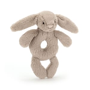 Kosedyr Bashful Beige Bunny Ring Rattle - Jellycat