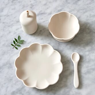 Jack o Juno - Little Poppy Dining Set - Cream