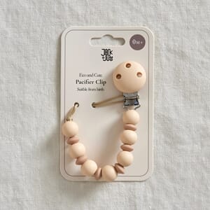 Jack o Juno - Pacifier Clip - Cookies & Cream