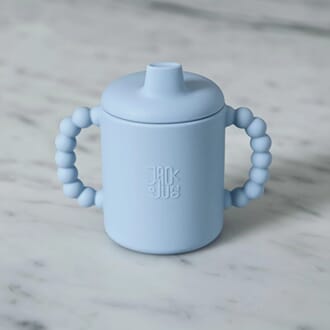 Jack o Juno - Bubble Sippy Cup - Pale Blue