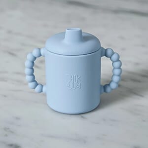 Jack o Juno - Bubble Sippy Cup - Pale Blue