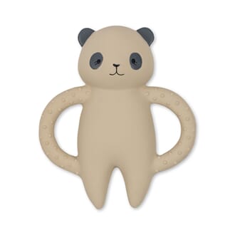 Teether Panda cream off white - Konges Sløjd