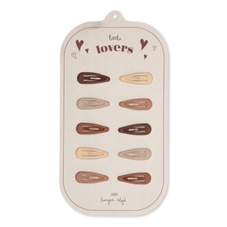 10-Pack Baby Hair Clips rosie shades - Konges Sløjd