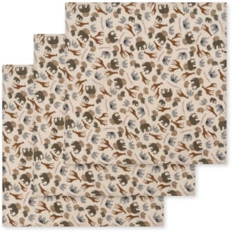 3 Pack Muslin Cloth elephantastic - Konges Sløjd