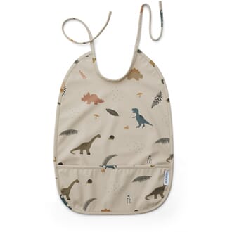 Lai bib dino dark sandy mix - Liewood