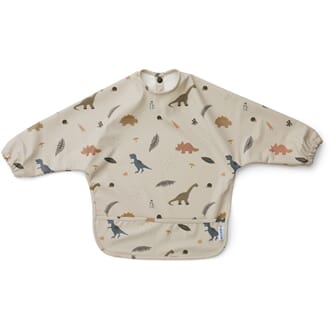 Merle cape bib dino dark sandy mix - Liewood
