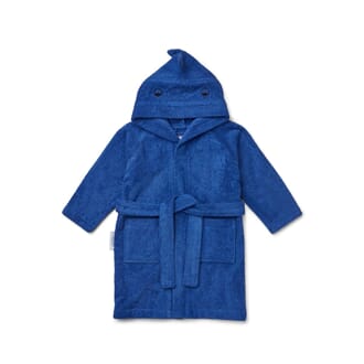 Lily bathrobe dino/surf blue - Liewood