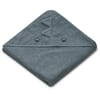Augusta hooded towel dino whale blue - Liewood