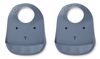 Tilda silicone rabbit blue wave 2pk - Liewood