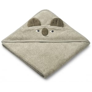 Augusta hooded towel koala/mist - Liewood