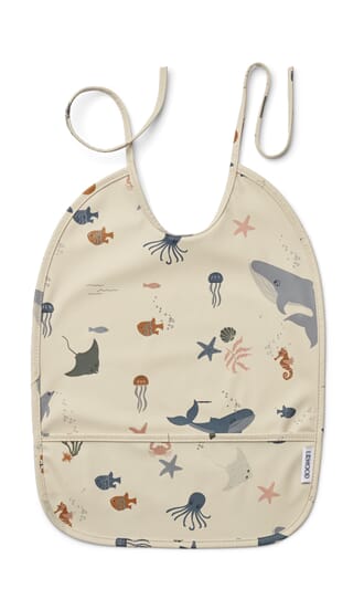 Lai bib sea creature/sandy mix - Liewood