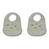 Tilda Silicone Bib 2-Pack vehicles/dove  - Liewood