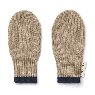 Pipi Mittens oat / navy - Liewood