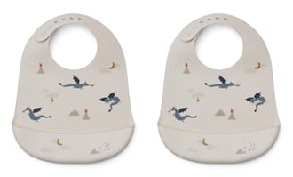 Tilda Silicone Bib 2-Pack little dragon - Liewood