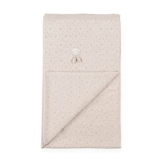 Pledd tynt classic lys beige - Lillelam