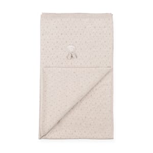 Pledd tynt classic lys beige - Lillelam