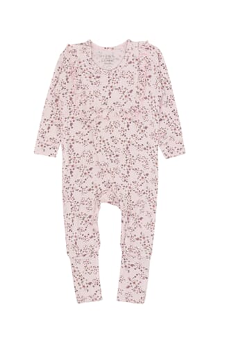 Heldrakt i bambus rose cloud - Hust & Claire