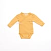 Kimono Baby body Yellow - Lilli & Leopold