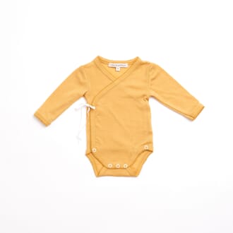 Kimono Baby body Yellow - Lilli & Leopold