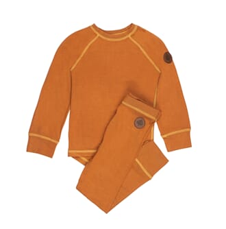 Vennen Baselayer Set mustard - Gullkorn