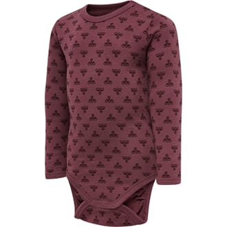 Bambo Body L/S roan rouge - Hummel