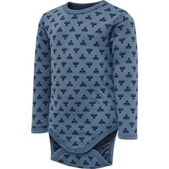Bambo Body L/S china blue - Hummel