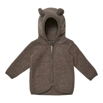JACKIE Jacket Wool Fleece M.brown - Huttelihut