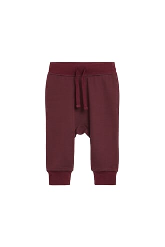Gaby Jogging Trousers ull/bambus mahogny - Hust & Claire