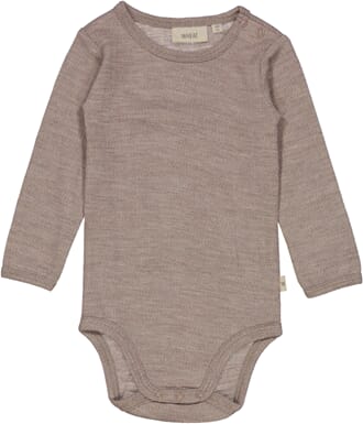 Body Plain Wool khaki melange - Wheat
