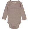 Body Plain Wool khaki melange - Wheat