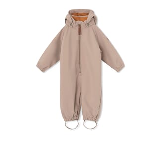 Arno softshell suit mocha meringue - Mini A Ture