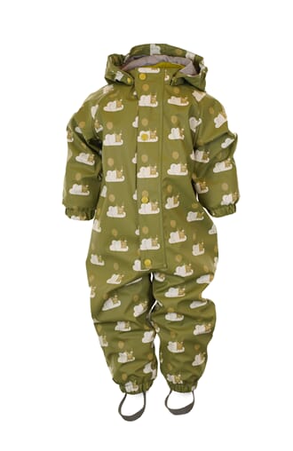 Regndress Baby Jubileum mose - Kattnakken