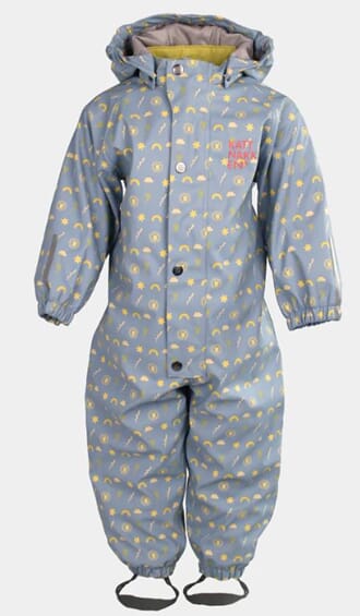 Babyregndress Dugg mjuk blå - Kattnakken