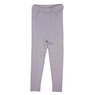 Patent baby leggings fw19 Lavender Grey - MeMini