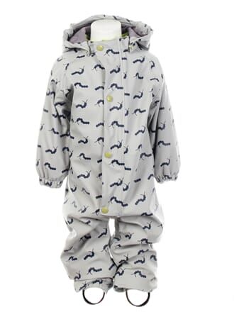 Regndress Baby insekt misty blue - Kattnakken
