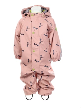 Regndress Baby insekt misty pink - Kattnakken