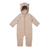 Mushi Babysuit cotton fleece camel - Huttelihut