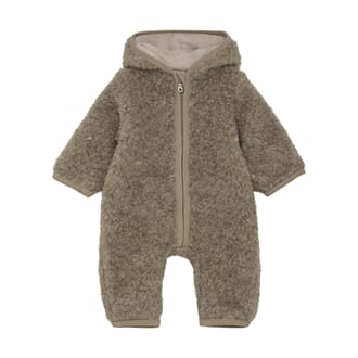 Pram Suit Wool Teddy camel mel - Huttelihut