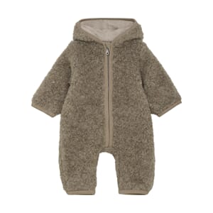 Pram Suit Wool Teddy camel mel - Huttelihut