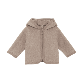 Jacket Ears Cotton Fleece Savannah Melange - Huttelihut