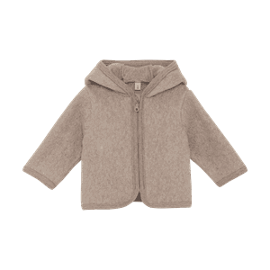 Jacket Ears Cotton Fleece Savannah Melange - Huttelihut