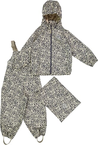 Rainwear Charlie ink flowers - Wheat