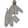 Rainwear Charlie ink flowers - Wheat