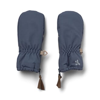 Technical Mittens Zipper greyblue - Wheat