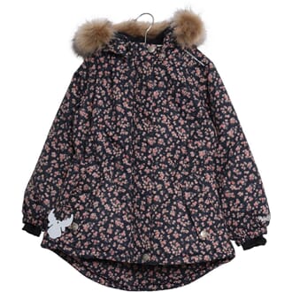 Jacket Tusnelda navy flowers (baby) - Wheat