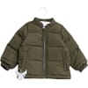 Down Jacket Luca army melange - Wheat