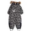 Snowsuit Nickie navy mountains - Wheat