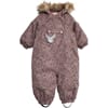 Snowsuit Nickie dusty rouge - Wheat
